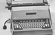 ersten elektrischen Schreibmaschinem