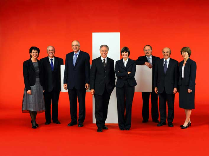 Bundesratsfoto 2006 II - vergrösserte Ansicht