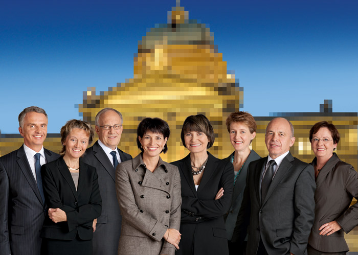 Bundesratsfoto 2010 II - vergrösserte Ansicht